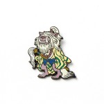 Black Myth Wukong Black Wind Mountain Destined One Badge Metal Fridge Magnet